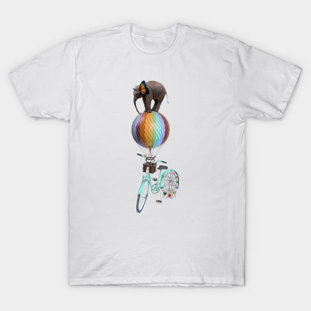 Surreal balance T-Shirt by Illusory contours